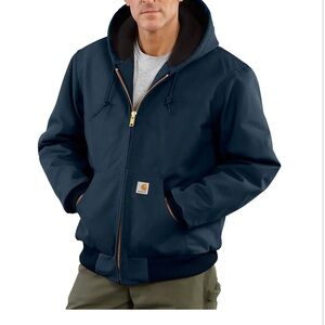 Carhartt Men's Navy Hooded Jacket